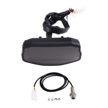 Universal Motorcycle LCD Digital Speedometer Odometer Tachometer /H MPH Gauge