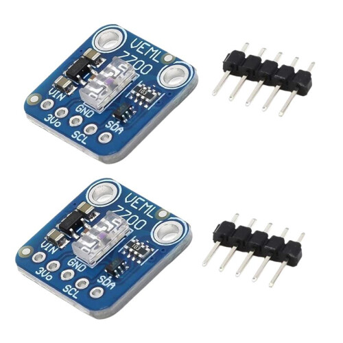 2PCS VEML7700 Ambient Light Sensor Module 120k Lux Light Measuring Sensor Board I2C Interface for  Raspberry Pi 2