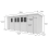 17 x 4 Pent Shed Tanalised (Double Door, With Windows) 4