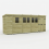 17 x 4 Pent Shed Tanalised (Double Door, With Windows) 2