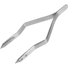 Watch Spring Bar Tweezer, Y-Shaped Stainless Steel Spring Bar Pliers Lug Removal Fitting Tool Professional Watch Repair