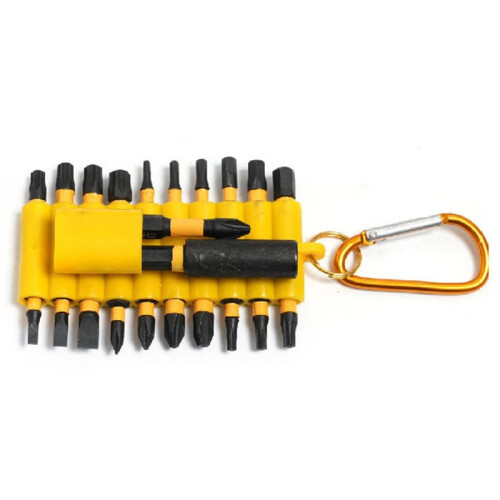 Ultra Torque Bit Set, Nut Driver Socket, Hex Impact Driver Bit Set for Power Drill Yellow