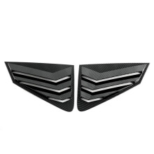 Rear Side Window Louvers Air Vent Scoop Shades Cover Blinds Trim for Yaris 2023 2024 Southeast Asia Version