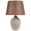 Beliani Table Lamp FERGUS Ceramic Brown 1