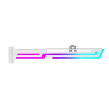 ARGB 5V 3PIN Grafikkortsfäste Justerbar Höjd ARGB AURA SYNC Datorgrafikkort VGA-Fäste Vit