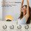 Wake  Sunrise Alarm Clock Table Clock Dimmable with 3 Ring 8 Nightlight 26 Sound Sleep Timer Night Light EU Plug 6