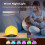 Wake  Sunrise Alarm Clock Table Clock Dimmable with 3 Ring 8 Nightlight 26 Sound Sleep Timer Night Light EU Plug 5