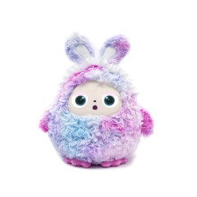 AI Plush Toy Robot Interactive with LED Eyes & Voice Control Soft Companion Stuffed Animal for Kids Gifts