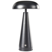 Wireless LED Table Lamp BOCONO with Dimmer Metal Black