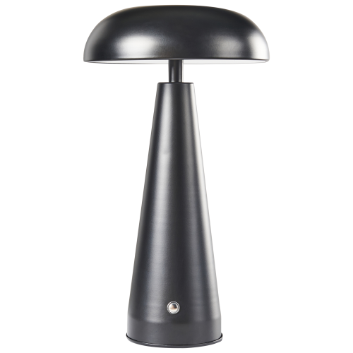 Beliani Wireless LED Table Lamp BOCONO with Dimmer Metal Black