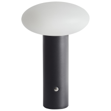 Wireless LED Table Lamp BUAYAN with Dimmer Metal Black