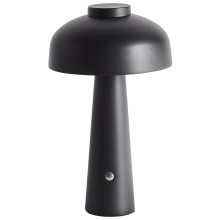 Wireless LED Table Lamp AGUSAN with Dimmer Metal Black