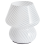 Beliani Table Lamp LOBO Glass White 1