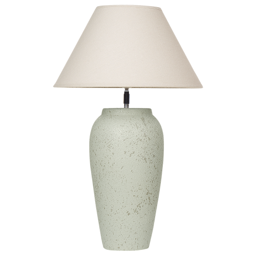 Beliani Table Lamp AMBLO Ceramic Off-White