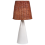 Beliani Table Lamp MADURU Ceramic White 1