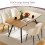 (Oak) 1.5M Wooden Dining Table 4-6 People Kitchen Tables 6