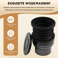 Coffee Grinder Single Dose Hopper Coffee Grinder Bean Warehouse Blow to Clean for GEMILAI 9015A/9012 Coffee Accessories