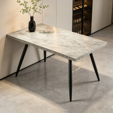 (Grey) 1.5M Wooden Dining Table 4-6 People Kitchen Tables