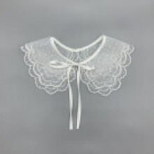 (Tie)Polyester Embellished Collared Neck With Plant Motif For Adult Casual Attire