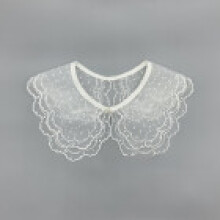 (Bead)Polyester Embellished Collared Neck With Plant Motif For Adult Casual Attire