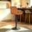 AINPECCA (Orange) 1PCS Swivel Bar Stools Velvet Breakfast 1