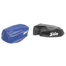 2 Pcs Motorcycle  Cover Imitation Leather  Cover for  DIO AF17/AF18 Motorcycle Modification  & Black