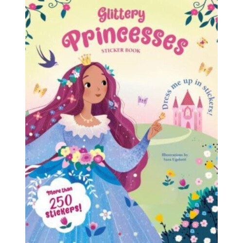 Glittery Princesses Sticker Book Paperback Book