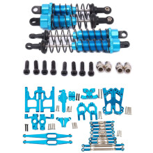 1 Set 12428 12423 Upgrade Accessories Kit & 1 Set Metal Oil Filled Front and Rear for 1/12