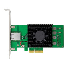 PCIe X4 X540-T1 10GB Ethernet Server Network Card Single-Port 100/1000/10000Mbps Supports UEFI for Win7/8/10