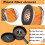 2 Pcs Air Compressor-Silencer with 6 Pcs Air Compressor Intake Filter Elements, Sound Muffler Accessories 6