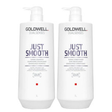 Goldwell Dualsenses Just Smooth Taming Shampoo 1000ml & Taming Conditi