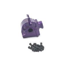 4Pcs Adjustable All Metal Shock Absorbers Damper with Metal Differential Gearbox Housing Cover