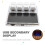 3.5 Inch LCD Programmable Macro Keyboard 8-Key Hot-Swappable RGB Backlight USB Secondary Display Transparent 5