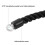 2PCS Pull Down Rope Single Grip Tricep Heavy Duty Tricep Pull Down Cable Machine Attachment for Gym Pulley Workout 2
