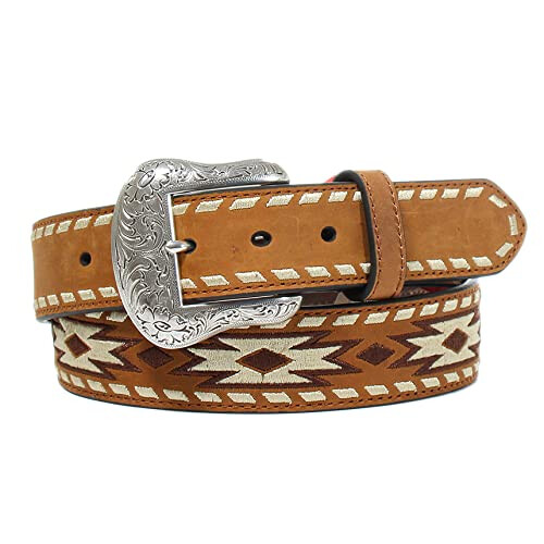 Ariat Men's Embroidered Aztec Print Belt 2