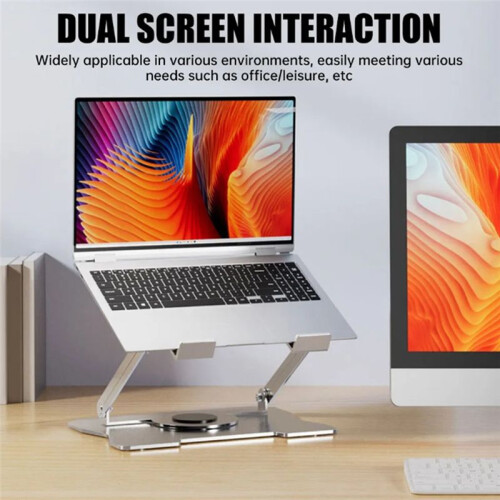 360 Rotating Laptop Stand Foldable Laptop Stand Height Adjustable Foldable Tablet Stand Devices 2