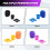 Handheld Microphone Protection Silicone Ring Anti Rolling Bottom Rod Sleeve Holder Microphone Covers Foam 7