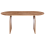 Beliani Dining Table SKYE Brown 90 cm 180 cm Acacia Wood 6