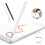 12Pcs Universal Tip Capacitive Stylus Touch Screen Pen Nibs Silicone Replacement Pencil Tip for Tablet Mobile Phone 8