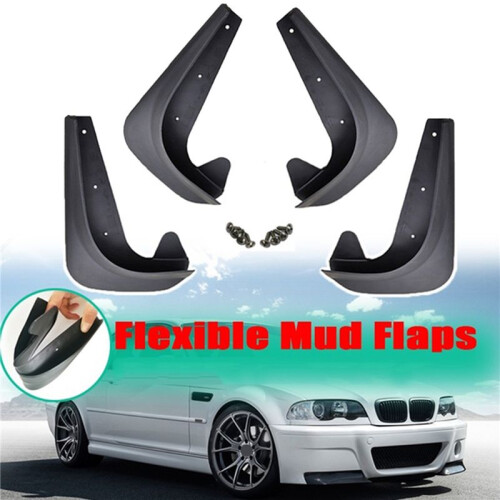 8x Car Mud Flaps  Guards Mudguard For- 3 5 7 Series E30 E46 E90 E91 E92 E93 E60 F10 F11 G30 E38 E65 F01 1