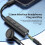 Digital Typec to 3.5mm Audio Converter Headphone Jack Adapter Plug and   Control Voice Adapter Cable 4