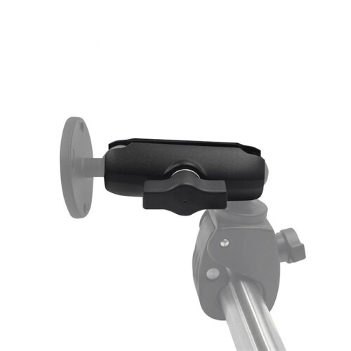2X Nylon Arm 6cm Double Socket Arm with 1 Inch  Base Mount Motorcycle Camera Extension Arm 2