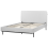 Beliani Bed Fabric CORIO 140 x 200 cm (EU Double) Light Grey 4