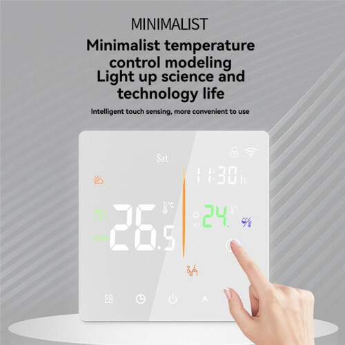 Embedded Thermostat Without WIFI 3A Water Heating/Wall-Mounted Boiler Universal  Timing Touchscreen Control B 2