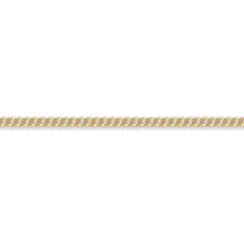 (16) Jewelco London Unisex Solid 9ct Yellow Gold Flat Curb 3mm Gauge Chain Necklace - JCN037A