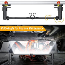 Work Light for Mechanic 1500LM LED 4400mAh Rechargeable Magnetic Light Bar with Hooks, Underhood Work Lights