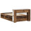 VidaXL vidaXL Bed Frame with Storage Old Wood 75 x 190 cm Engineered Wood 2