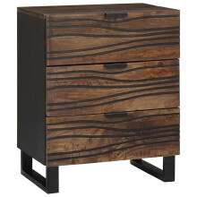 vidaXL Bedside Cabinet Walnut 50 x 33 x 62 cm Engineered Wood