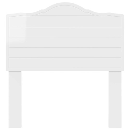 VidaXL vidaXL Headboard Gloss White Engineered wood 1