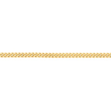 Jewelco London Gold-plated Sterling Silver Fine Curb Pendant Chain Necklace 1.8mm 18inch - GVCH6-18G